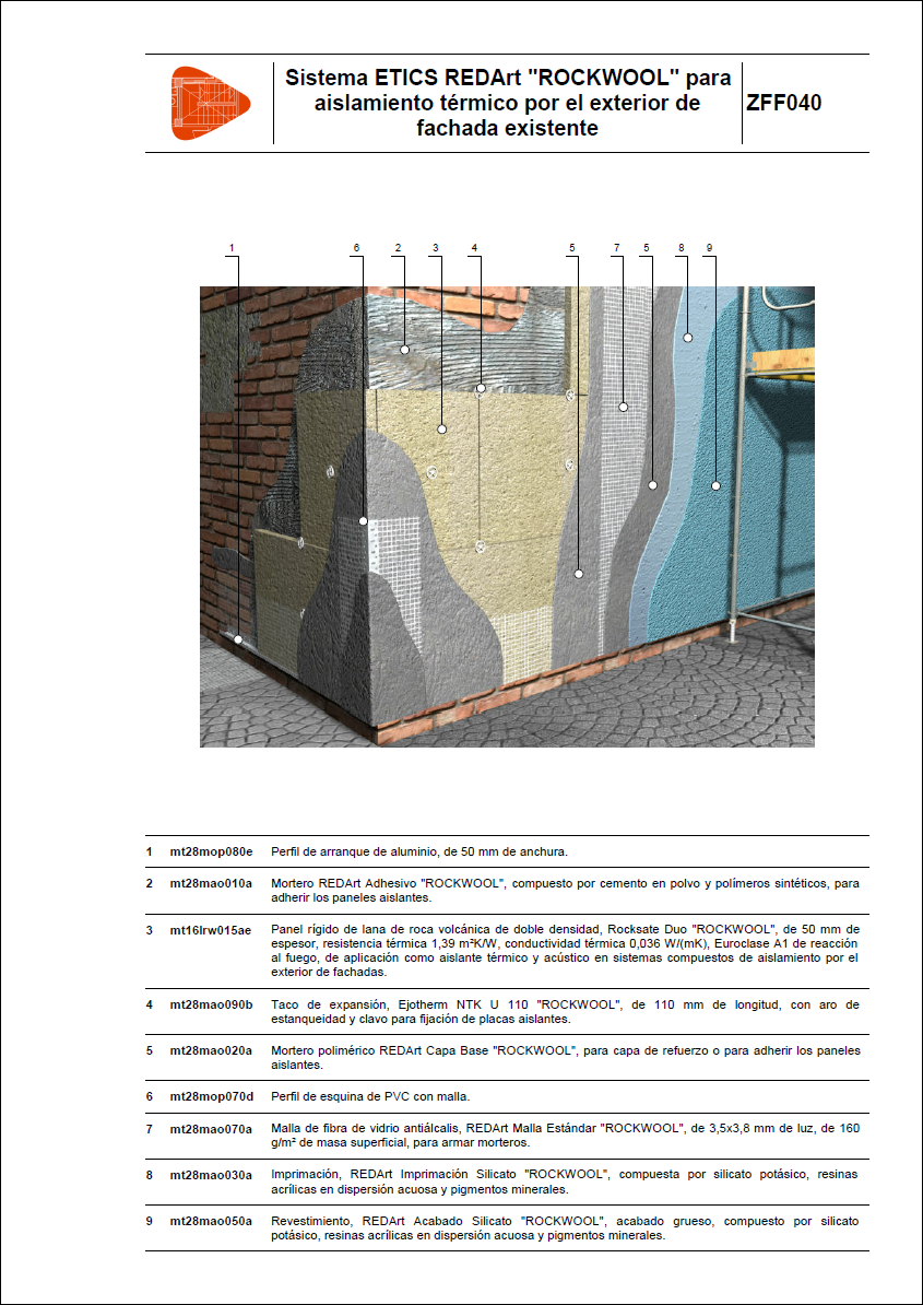 Detalles constructivos. Rehabilitación energética